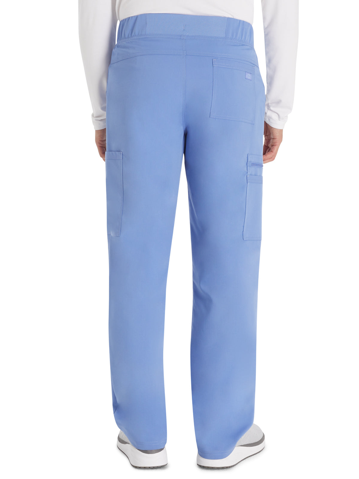 Men's 6-Pocket Straight Leg Scrub Pant - DK270 - Ciel