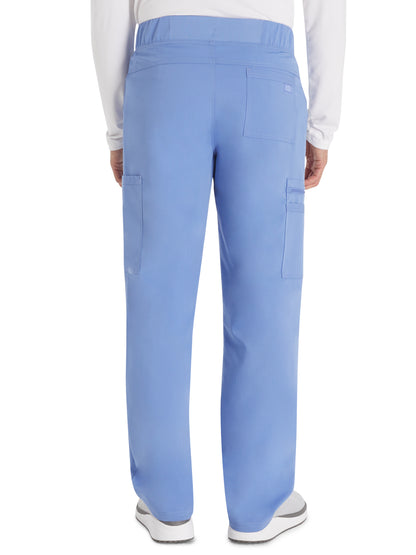 Men's 6-Pocket Straight Leg Scrub Pant - DK270 - Ciel