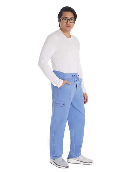 Men's 6-Pocket Straight Leg Scrub Pant - DK270 - Ciel