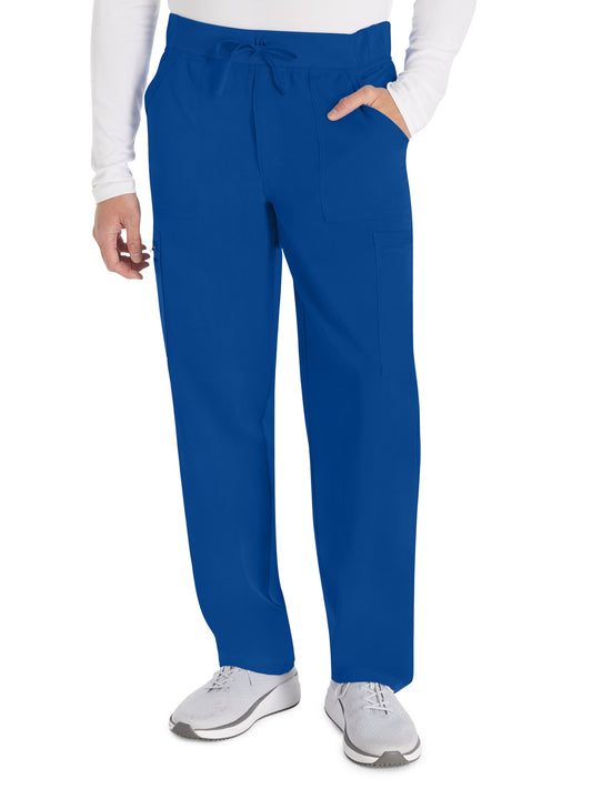 Men's 6-Pocket Straight Leg Scrub Pant - DK270 - Galaxy Blue