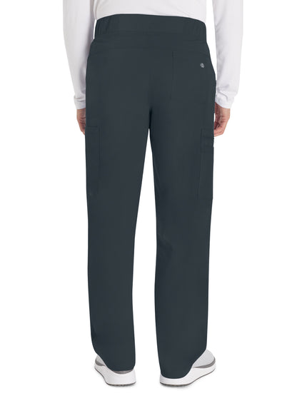 Men's 6-Pocket Straight Leg Scrub Pant - DK270 - Pewter