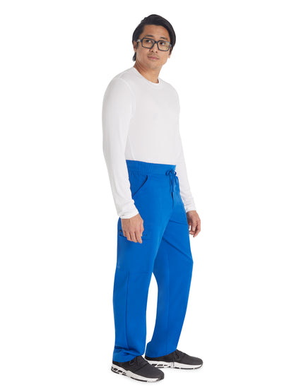 Men's 6-Pocket Straight Leg Scrub Pant - DK270 - Royal