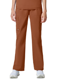 Women's 6-Pocket Straight Leg Cargo Pant - DK274 - Ginger Glow