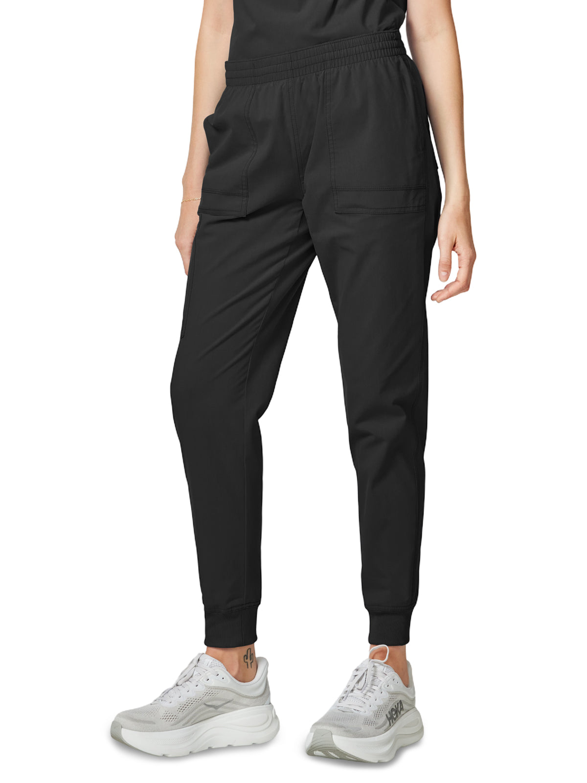 Women's 5-Pocket Cargo Jogger Pant - DK275 - Black