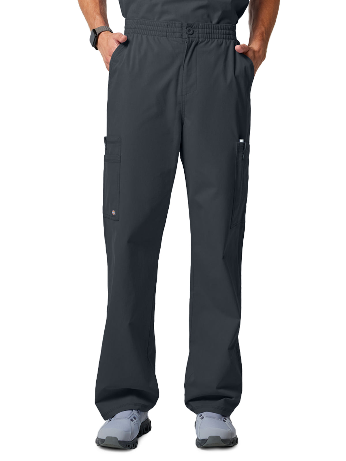 Men's 6-Pocket Straight Leg Cargo Pant - DK277 - Pewter