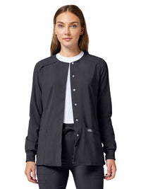 Women's 2-Pocket Snap Front Jacket - DK305 - Pewter