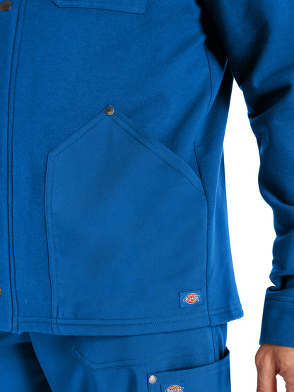 Men's 3-Pocket Zip Front Fleece Jacket - DK318 - Royal