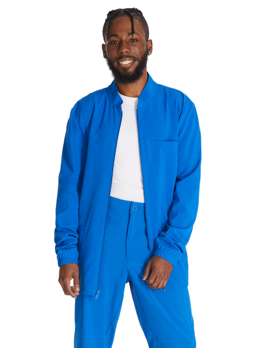 Men's 3-Pocket Zip Front Jacket - DK342 - Royal