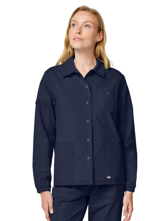 Women's 3-Pocket Snap Front Jacket - DK343 - Navy
