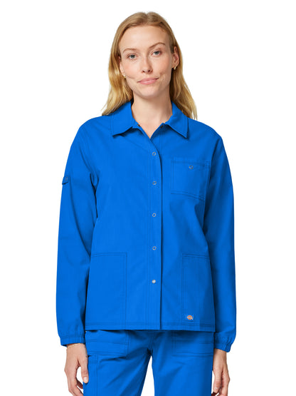 Women's 3-Pocket Snap Front Jacket - DK343 - Royal