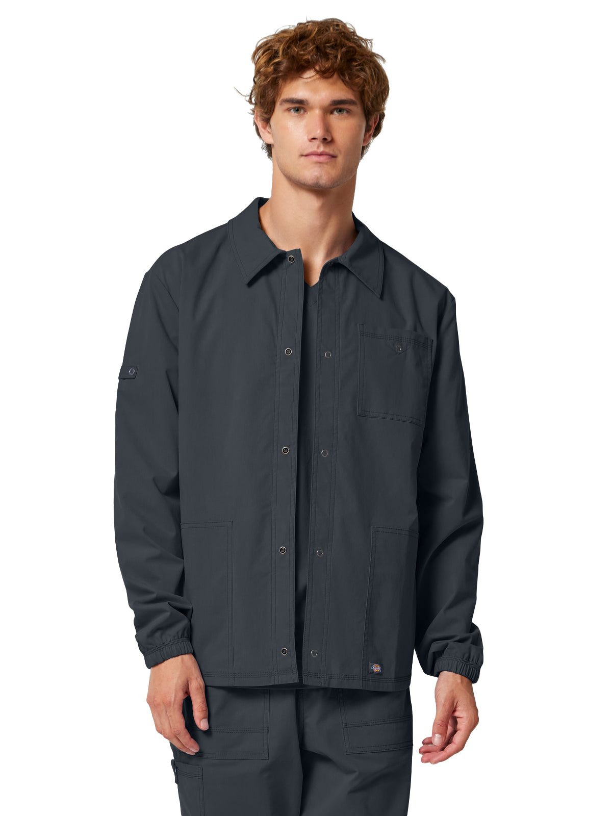 Men's 3-Pocket Snap Front Jacket - DK344 - Pewter