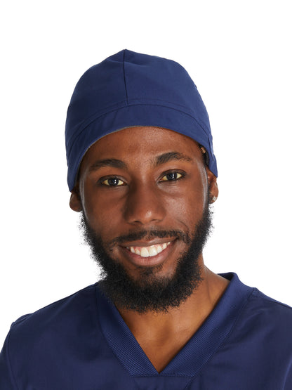 Unisex 4-Way Stretch Scrub Hat - DK502 - Navy