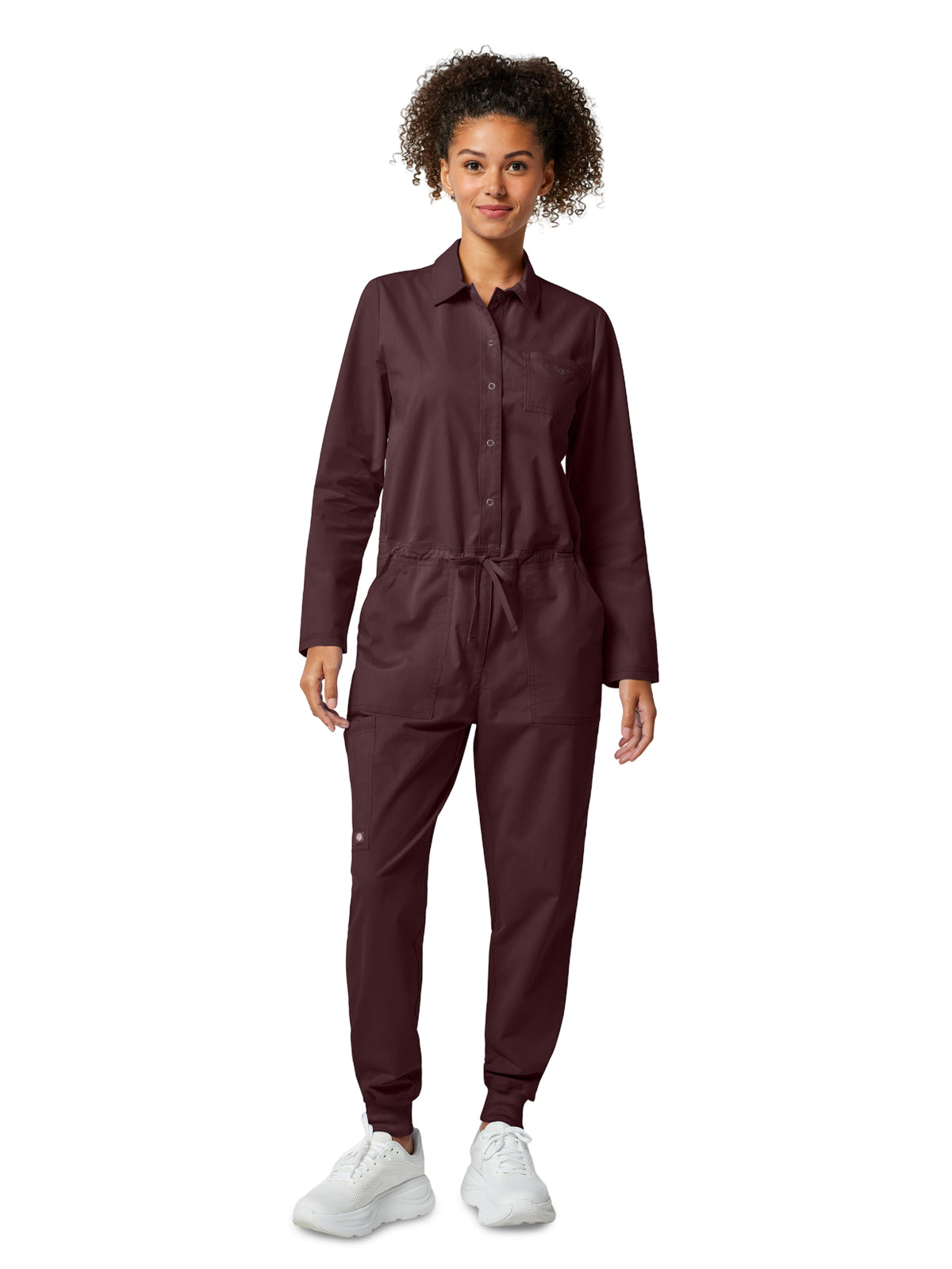 Women's 5-Pocket Snap Front Jumpsuit - DK525 - Terrain