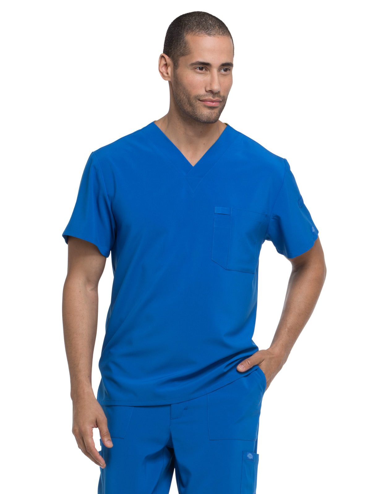 Men's 1-Pocket Tuckable V-Neck Top - DK635 - Royal