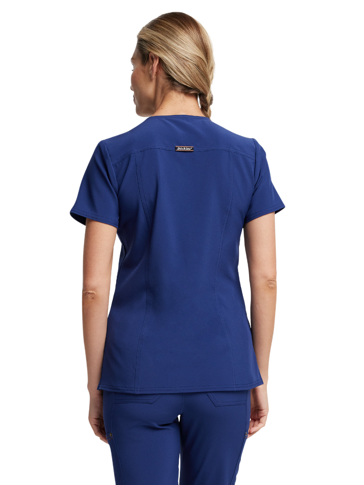 Women's V-Neck Top - DK747 - Navy