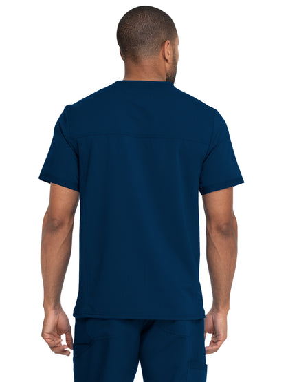 Men's 2-Pocket Tuckable V-Neck Top - DK865 - Navy