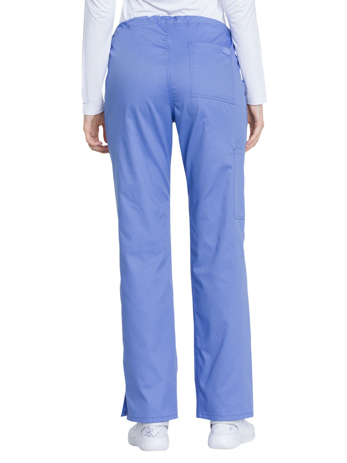 Women's 4-Pocket Mid Rise Straight Leg Pant - GD100 - Ciel Blue