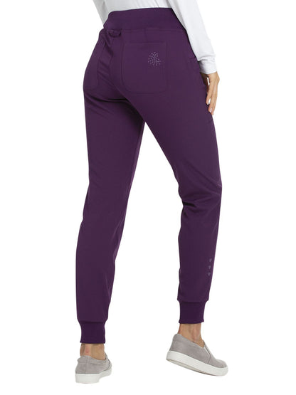 Women's Drawstring Jogger - HS030 - Eggplant