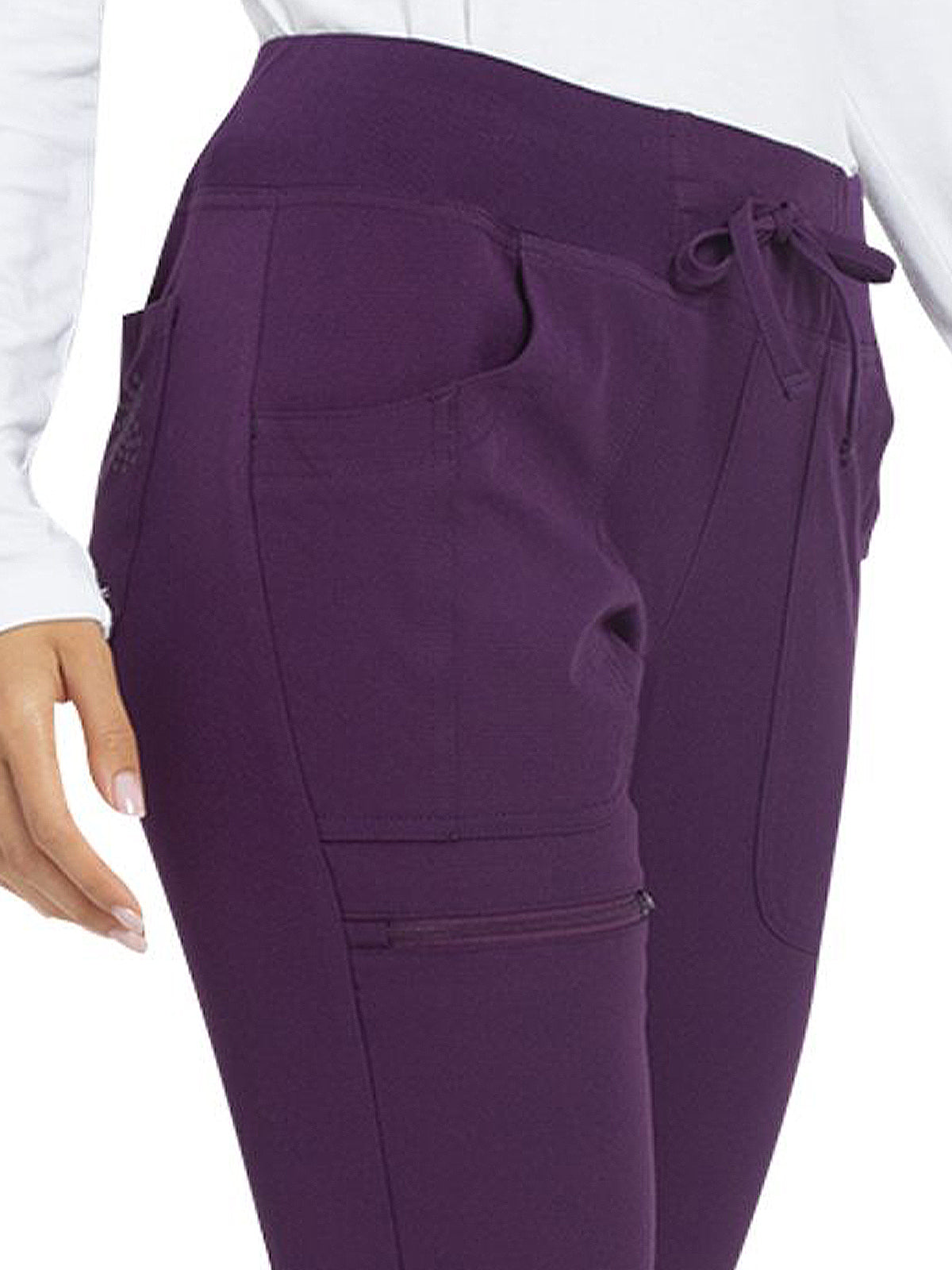 Women's Drawstring Jogger - HS030 - Eggplant