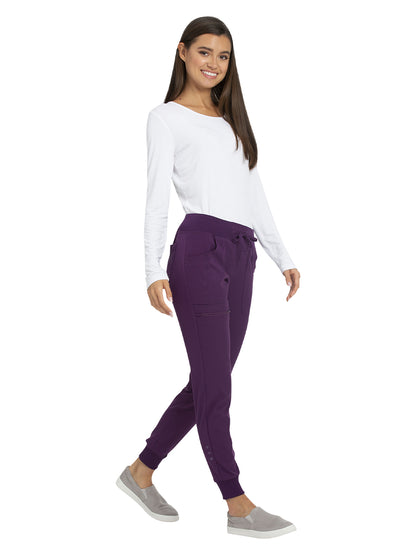 Women's Drawstring Jogger - HS030 - Eggplant