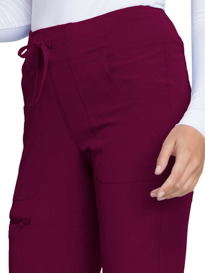 Women's Drawstring Jogger - HS030 - Wine