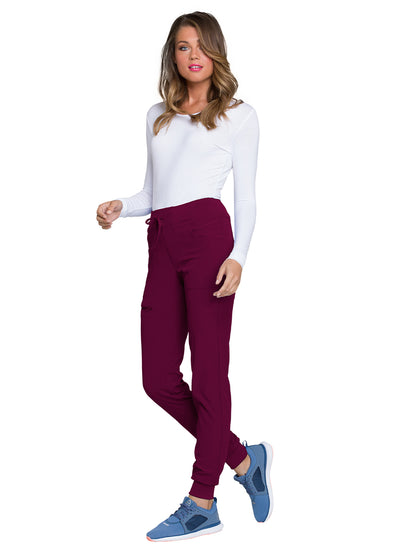 Women's Drawstring Jogger - HS030 - Wine