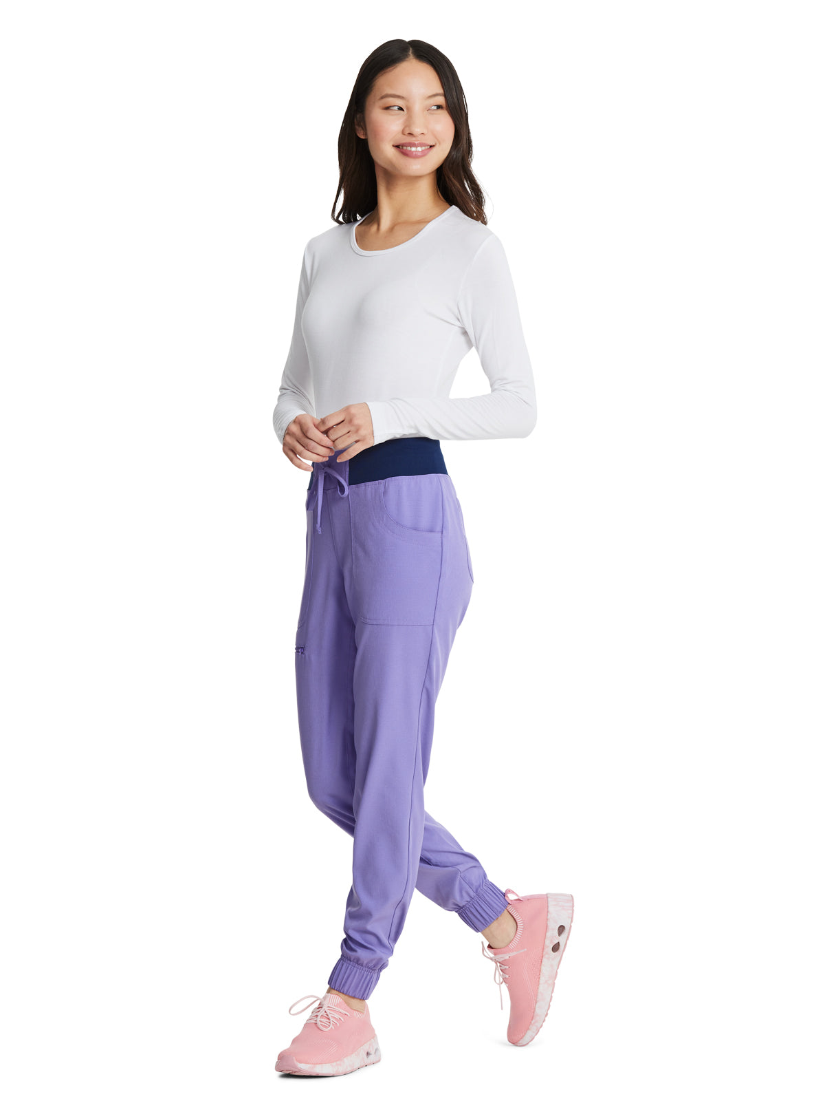 Women's "The Jogger" Low Rise Pant - HS031 - Lavender Sparkle