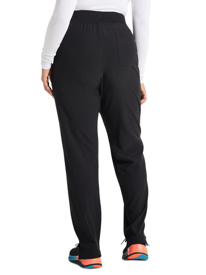 Women's 5-Pocket Low Rise Drawstring Pant - HS047 - Black