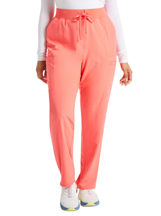 Women's 5-Pocket Low Rise Drawstring Pant - HS047 - Go Guava