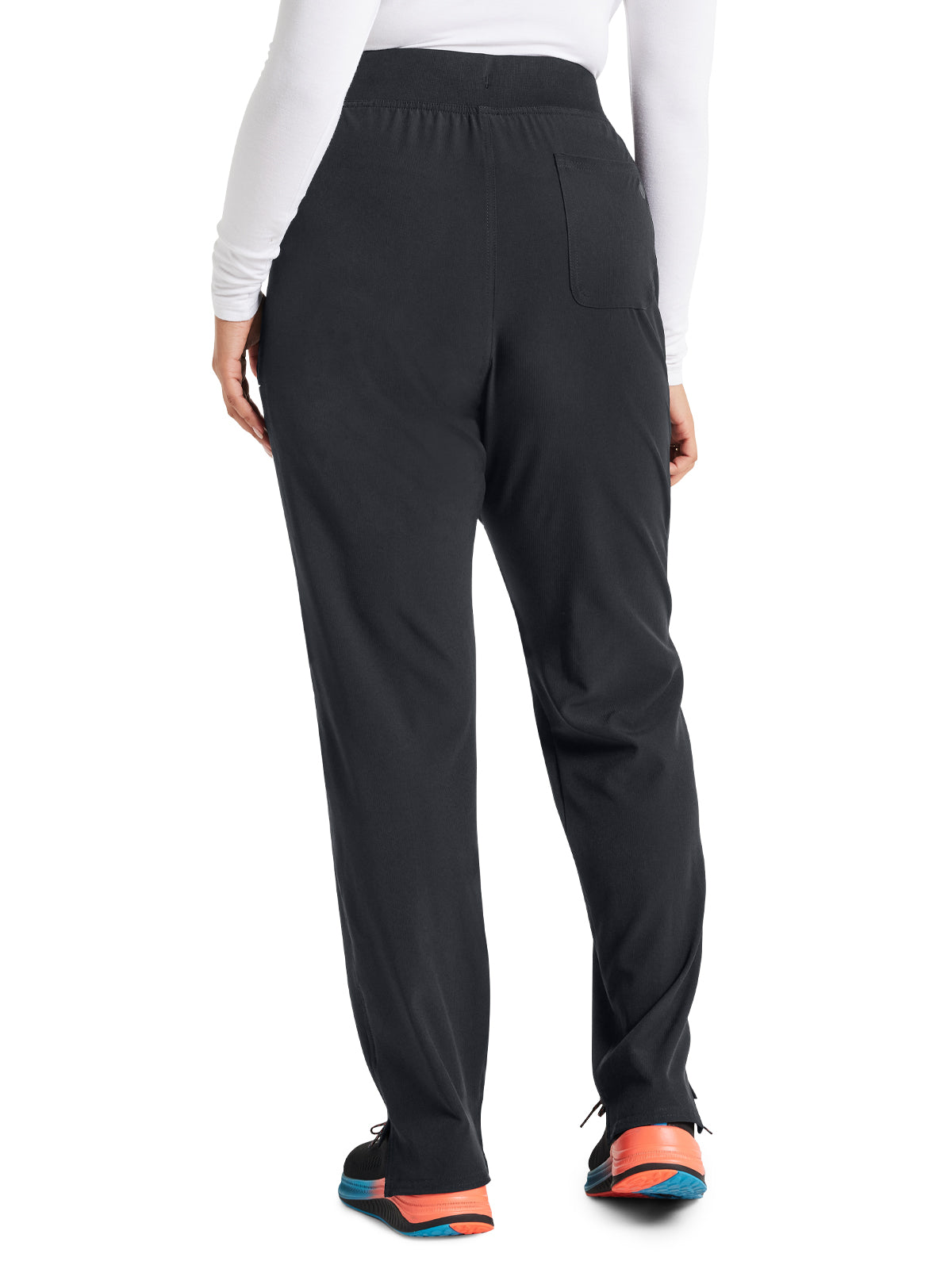 Women's 5-Pocket Low Rise Drawstring Pant - HS047 - Pewter