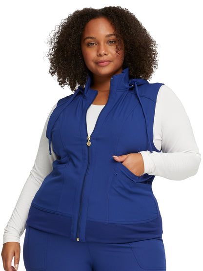 Women's Zip Front Vest - HS500 - Royal