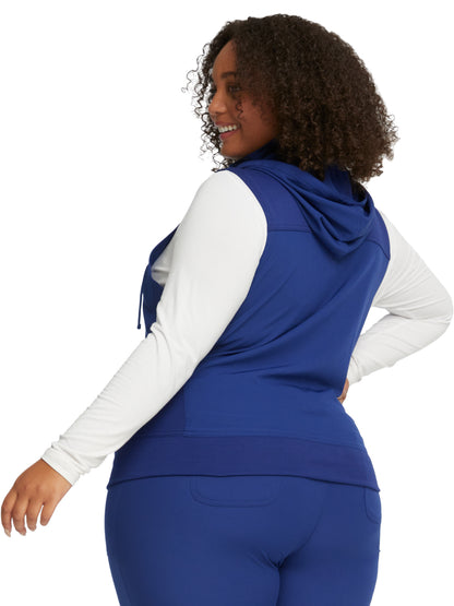 Women's Zip Front Vest - HS500 - Royal