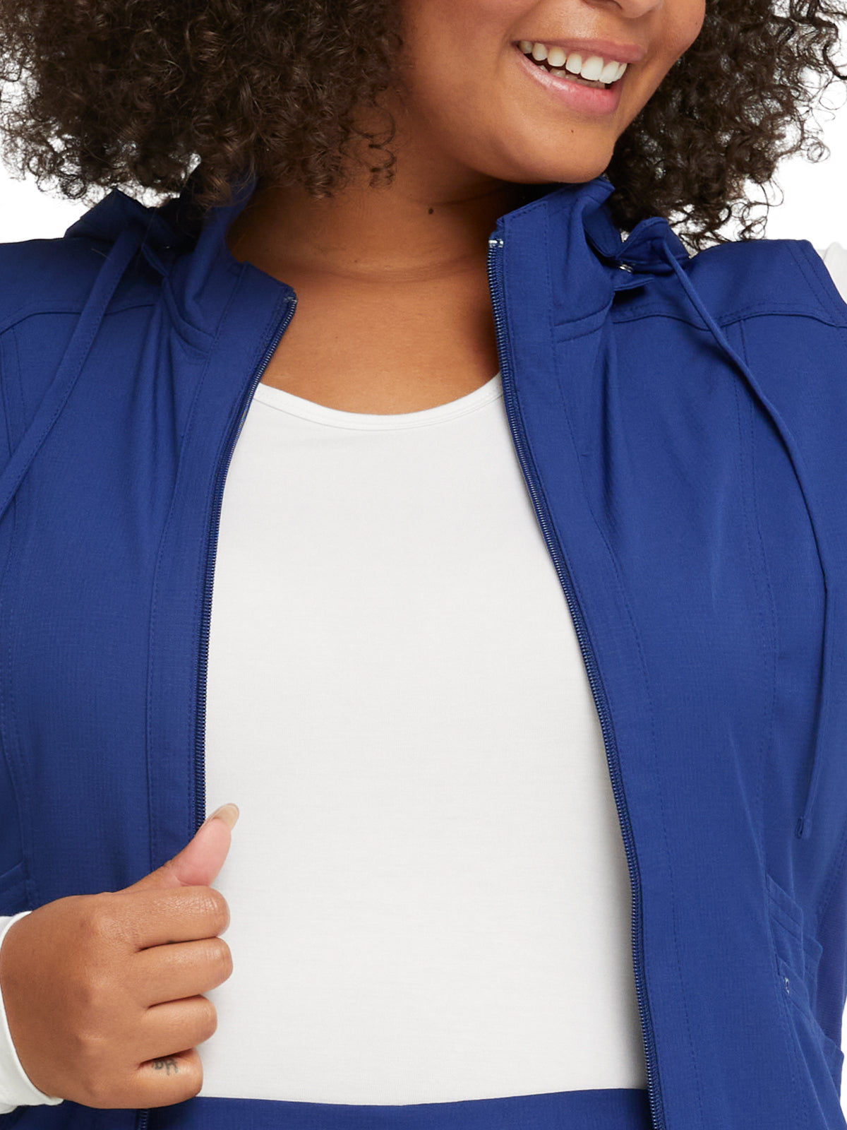 Women's Zip Front Vest - HS500 - Royal