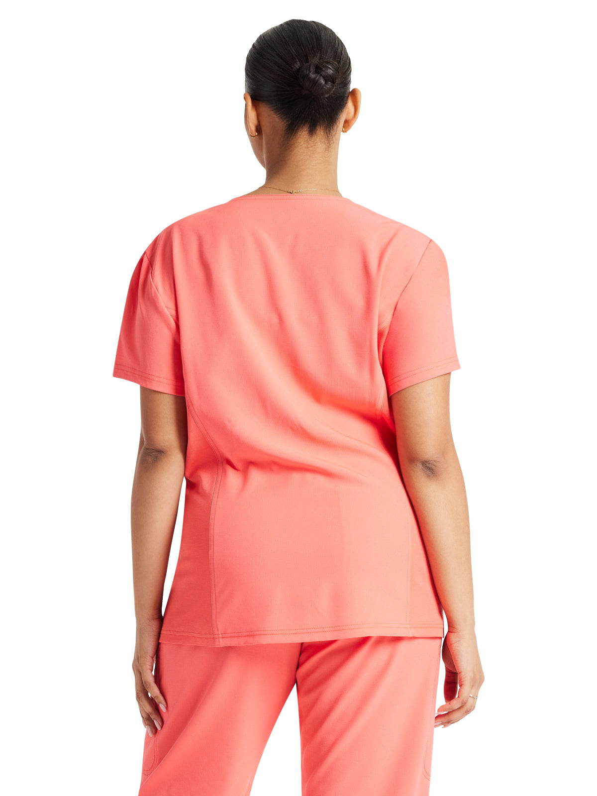 Women's 2-Pocket V-Neck Top - HS647 - Go Guava