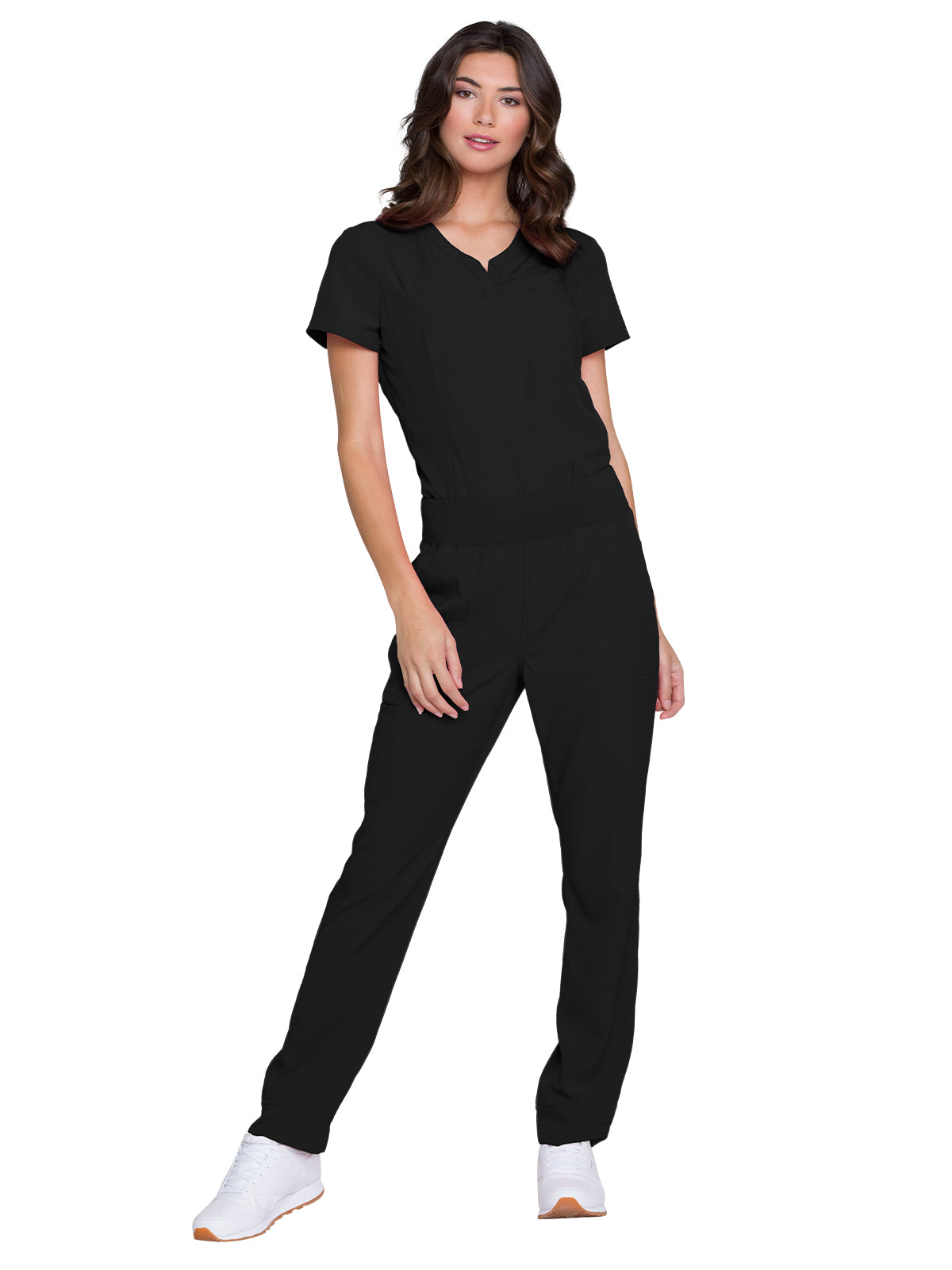 Women's Tuckable V-Neck Top - HS710 - Black