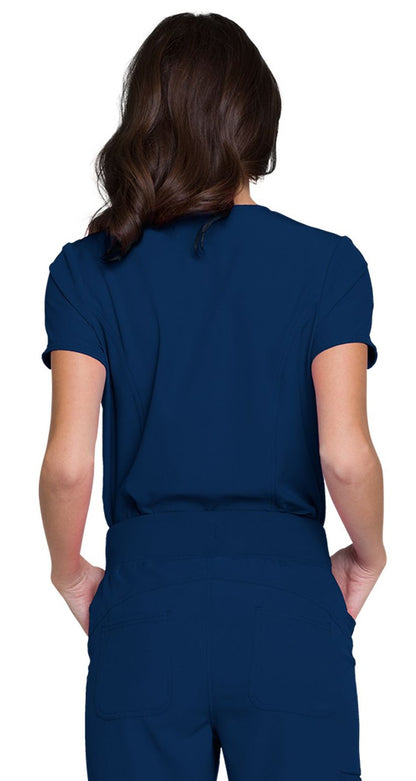 Women's Tuckable V-Neck Top - HS710 - Navy