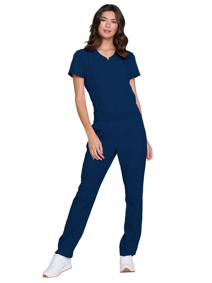 Women's Tuckable V-Neck Top - HS710 - Navy