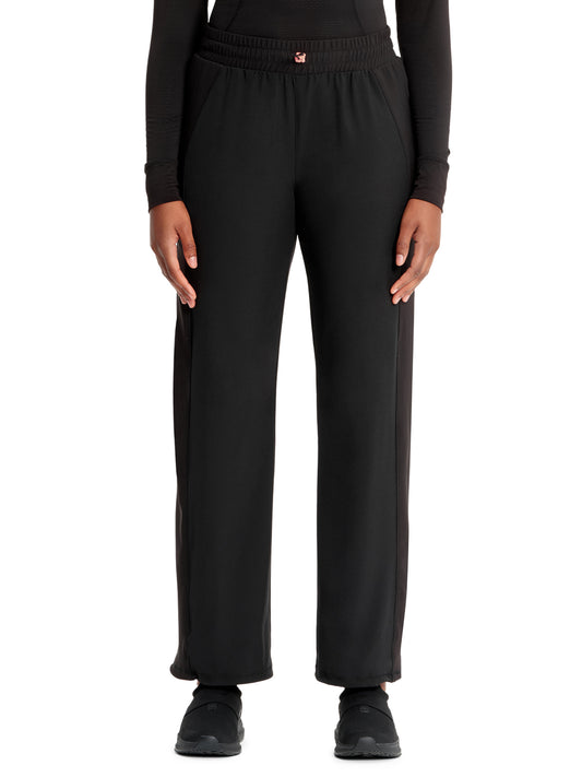 Women's 5-Pocket High Rise Convertible Jogger - IN007A - Black