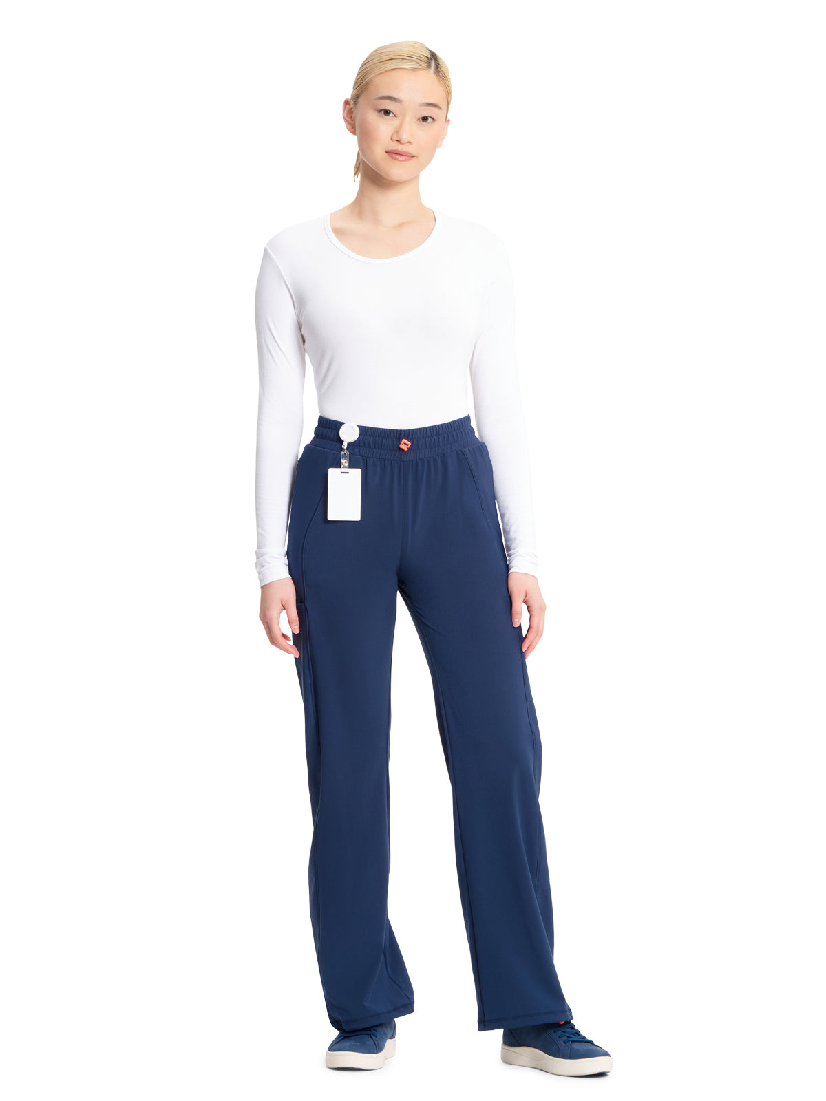 Women's 5-Pocket High Rise Convertible Jogger - IN007A - Navy