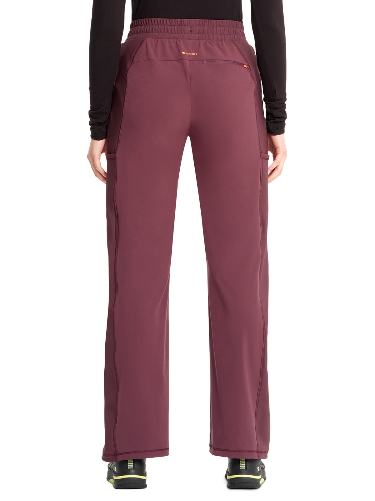 Women's 5-Pocket High Rise Convertible Jogger - IN007A - Plum Velvet