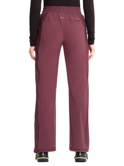 Women's 5-Pocket High Rise Convertible Jogger - IN007A - Plum Velvet