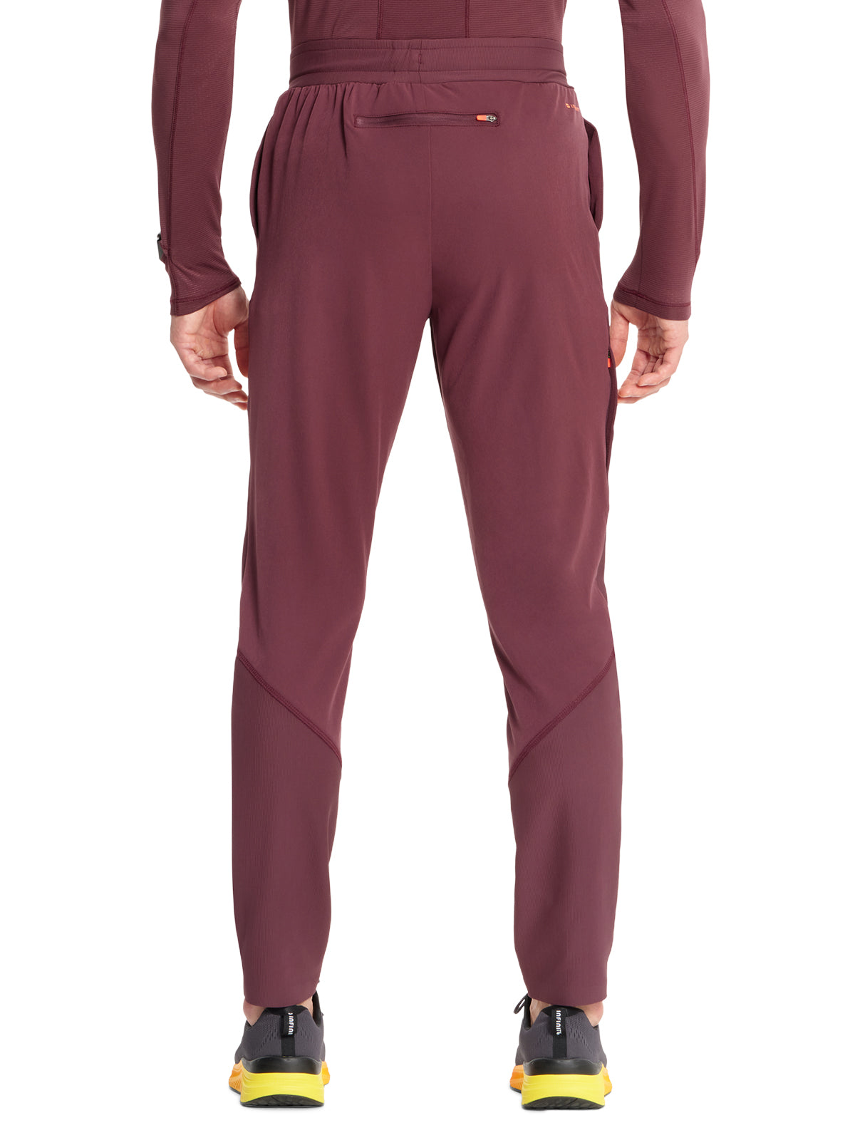 Men's 4-Pocket Mid Rise Tapered Leg Pant - IN008A - Plum Velvet