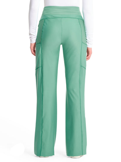 Women's 5-Pocket Mid Rise Pant - IN009A - Matcha Latte