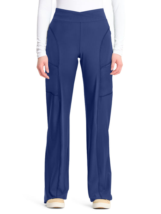 Women's 5-Pocket Mid Rise Pant - IN009A - Navy