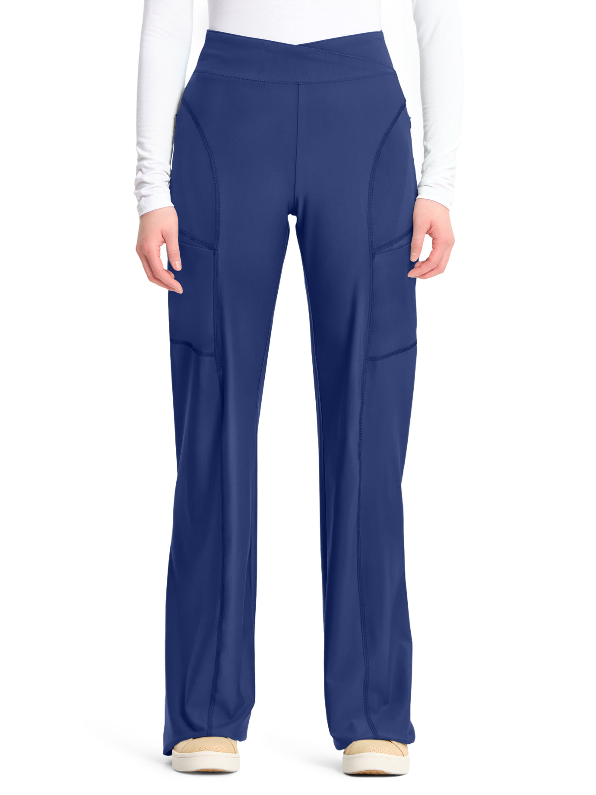 Women's 5-Pocket Mid Rise Pant - IN009A - Navy