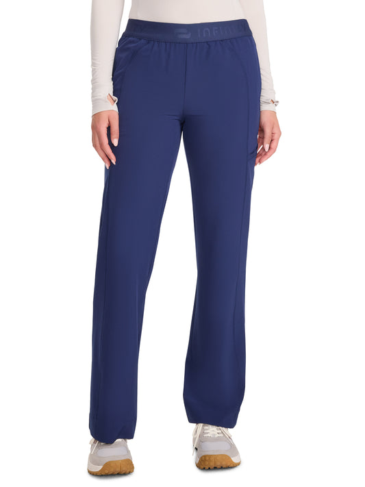 Women's 5-Pocket Wide Leg Pant - IN011A - Navy