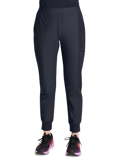 Women's 5-Pocket Knit Convertible Jogger - IN012A - Pewter