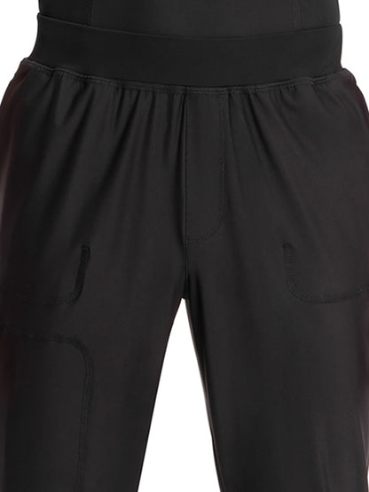 Men's 4-Pocket Natural Rise Jogger Pant - IN022A - Black