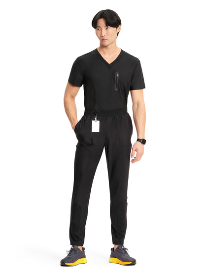 Men's 4-Pocket Natural Rise Jogger Pant - IN022A - Black