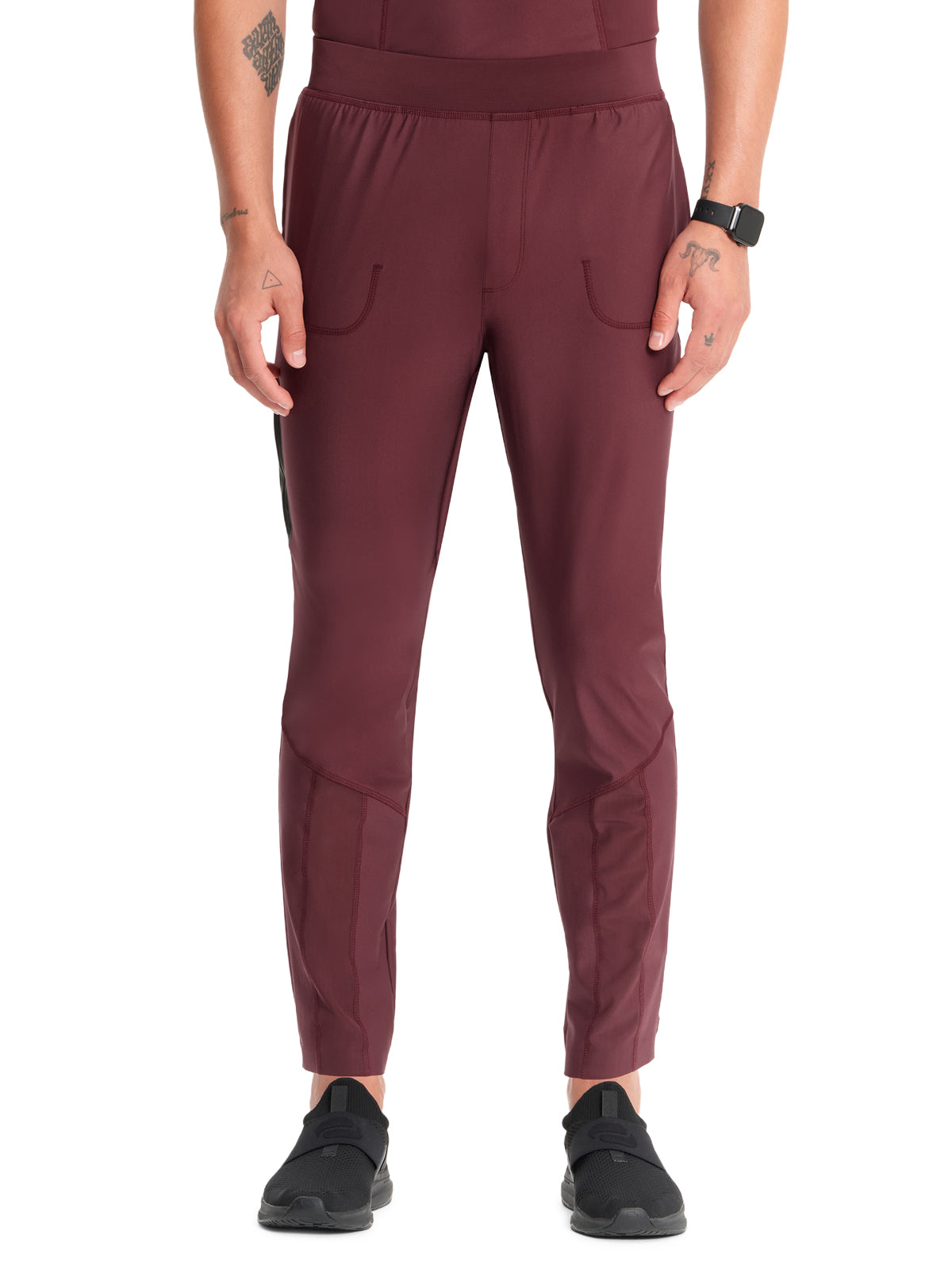 Men's 4-Pocket Natural Rise Jogger Pant - IN022A - Plum Velvet